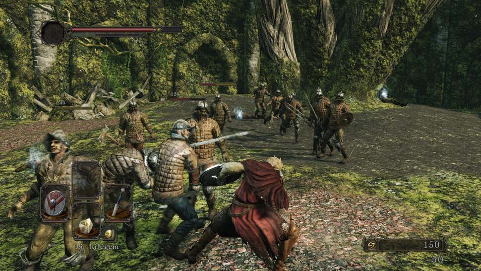 Dark Souls 2: Though missing the fur and skin shaders of Bloodborne, Dark Souls 2 on PS4 still bumps up its enemy count to considerable numbers