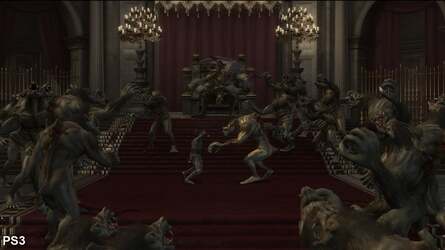 Impressive vertex processing allows Ninja Gaiden 2 on 360 to push through a huge amount of polygons. Scenes are often cut down on PS3 in this regard, but there's usually some bonus bling to compensate.