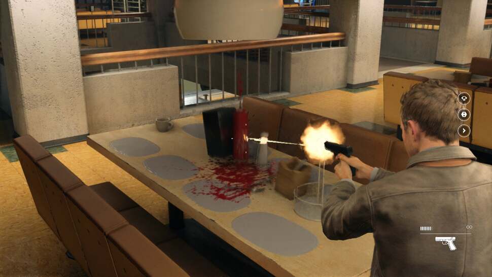 Condiments explode beautifully under fire adding to the destruction evident during combat sequences