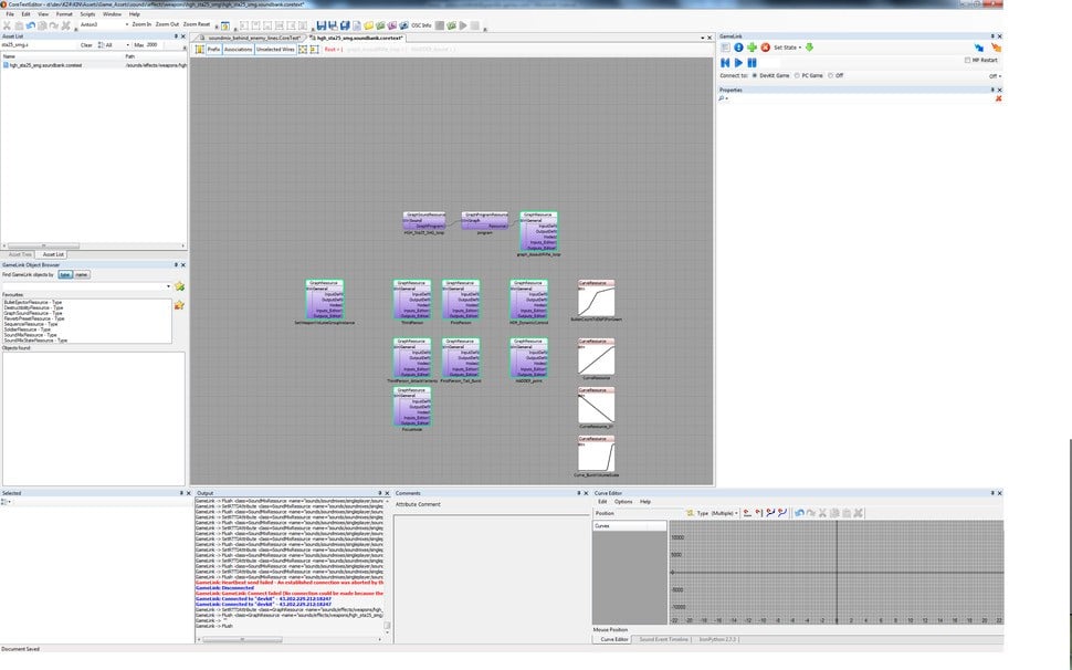 Audio in Killzone Shadow Fall is a state-driven affair, with the sound shaped by game data made available by the tech coders. Use the 'view all' button for full resolution shots