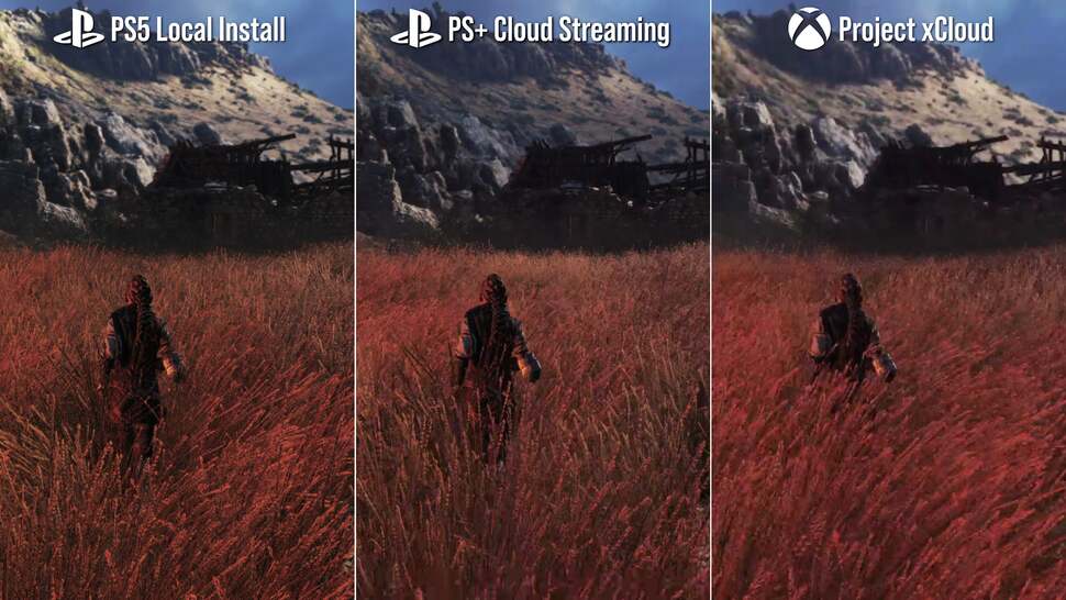 The PS Plus streaming video encoder has its issues with compression but still holds up reasonably well against a local PS5. Xbox Cloud gaming meanwhile adds macro-block artefacts to the image that, in worst case scenarios like this, distract from the experience