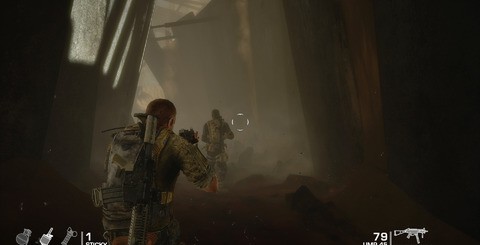 Spec Ops' artwork appears to have been created with a console 720p presentation in mind, and the lower resolution art doesn't look so great at higher resolutions. However, at least the upscaling artifacts seen in the console versions can be eliminated.