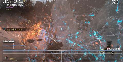 In 60Hz modes, quality and RT target 30fps but can drop with heavy effects work. At 120Hz, the presentation is very similar and performance mode still targets 60fps - but there should be lower latency. On top of that, the quality mode shifts up to a 40fps target. Interestingly, all 120Hz modes seem to perform better than their 60Hz equivalents.