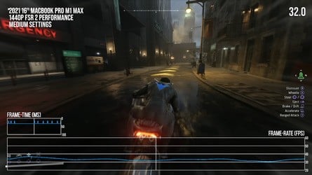 Gotham Knights and Hogwarts Legacy are also playable without any obvious issues - but performance is too low on the latter to make it worth recommending on macOS.