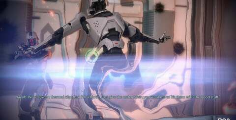 There is some evidence of lower-precision shader effects and toned down post-processing as these shots demonstrate. Hardly earth-shattering stuff, but it does demonstrate that BioWare has had to make some compromises in accommodating PS3.