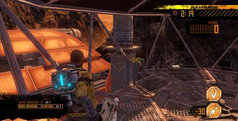 Red Faction: Guerrilla. The original shots from the PS3 game are on the left while the filtered versions are to the right.