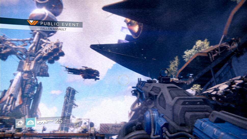 Post-process effects are used to great extent throughout Destiny. Here we showcase how motion blur, depth of field and screen distortion add impact to battle scenes and creates a more cinematic presentation