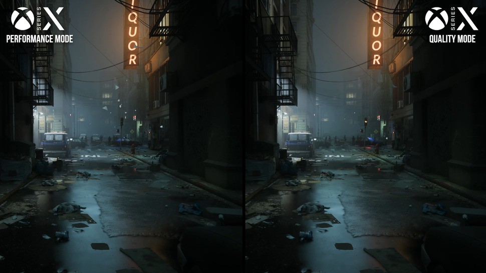 The two modes look very similar in terms of resolution, with a few settings tweaks differentiating them.