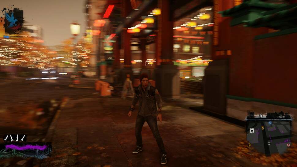 Motion blur takes on a grainy somewhat analog appearance in action which more closely resembles some types of camera lenses