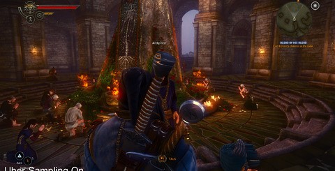 Uber-sampling is CD Projekt RED's gift to the future of PC hardware. It completely solves aliasing and texture-filtering issues but even the top-end GPU hardware of today struggles to maintain a consistent frame-rate at HD resolutions.