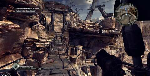 The beauty of the Wasteland is one of the high points of the game from a visual perspective, and these moments can be equally as breathtaking on Xbox 360 and PlayStation 3. It's a remarkable technical achievement to be running graphics of this quality at a solid 60 frames per second.