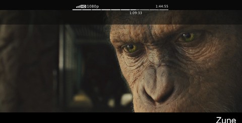 Gaming is still waiting for its Netflix moment - where convenience outweighs fidelity. In these shots we see Planet of the Apes captured from Blu-ray and with equivalent shots from the same movie streaming at 1080p from the 360's Zune Marketplace. Note that these are library images taken before Microsoft fixed the reference levels on the 360's video output, but do accurately represent streaming vs. BD quality in terms of how detail is resolved.