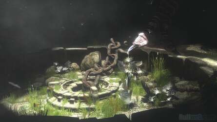 The ambiguity continues: elements of these scenes are replicated in the trailer at 720p, but here they're 1080p with 2xAA. Click through for the full images.