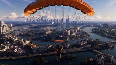 The fast transition between characters at different areas in the city represents a highly challenging CPU-based challenge.