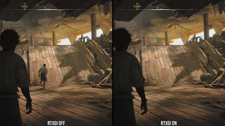 Skull and Bones has ray-traced global illumination on PC and console quality modes! A game-changer in titles like The Witcher 3, the effect is barely noticeable here and in fact, RTXGI is only used on the ship. It's not used anywhere else, as best as we could tell.