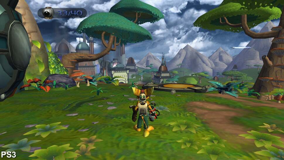 More dramatic camera angles are used in the remake, which gives you a better view of the action. This scene showcases the increase in enemies and environment complexity on PS4