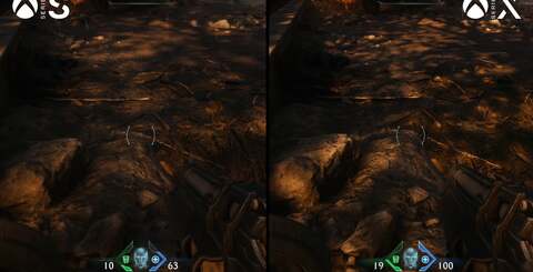 A much reduced resolution, impacted performance, lower quality RTGI, pared back shadows, more intrusive VRS artefacts and more separate Xbox Series S from the Series X version. Click on the images for higher resolution.