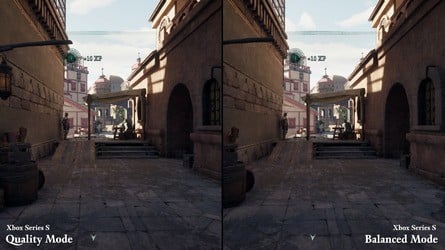 The various modes on Xbox Series X and Series S seem well considered, with the balanced mode on X and quality mode on S being our recommended settings for most users with 120Hz VRR displays.