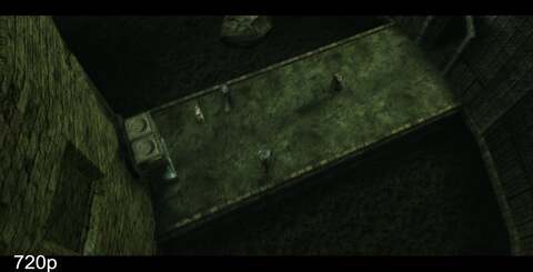 A comprehensive Ico face-off: PS3 720p vs. PS3 1080p vs PS3 vs PC emulation! It's safe to say that the PS3 in full HD mode offers the best experience for playing this magical game. In these shots you can get an example of how the artwork has been improved in the remastering process. Click on the thumbnails for full res shots. (Updated: 1080p screen capture fixed.)