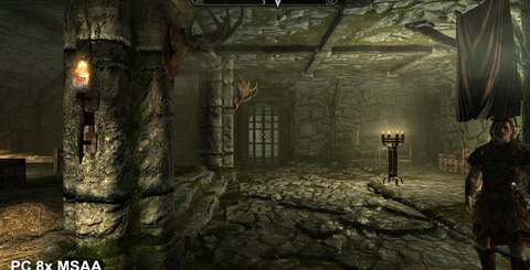 While the PS3's post process AA method is thorough, it can affect the clarity of textures throughout the game. The definition on specular highlights in these screenshots is lost whenever FXAA is involved.