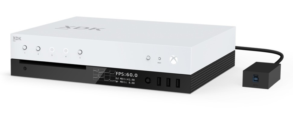 The Xbox One X devkit has twice the memory of the standard model, faster solid-state storage and a 6.6 teraflop GPU. Could this style of configuration enable a premium-priced next-gen 'Elite' model?
