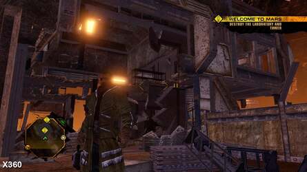 Aside from improved atmospherics and a generally smoother look over the console games, the inclusion of sun shafts and ambient occlusion sets the computer versions apart from the PS3 and Xbox 360 equivalents. The sun shafts appear to be created from square blocks with obvious banding.