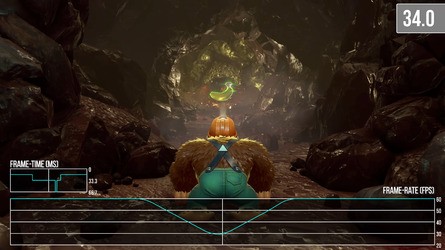 Frame-rate drops are unfortunately commonplace, both as short drops during certain animations, and sustained frame-rate drops to 30fps during boss fights.