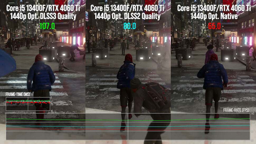 Switching to optimised settings, we're still CPU limited, but frame-rates are higher and we're above 100fps on a mainstream CPU paired with a mainstream GPU
