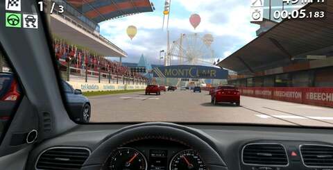 Time for a quick comparison between the game running via the tablet display (top) along with equivalent shots operating via the 1080p HDTV hook-up (below). Clearly the widescreen version has a tangible advantage in terms of field of view, though anti-aliasing is omitted.