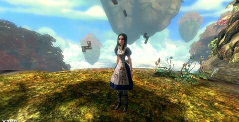 Certain graphical effects and texture details appear to be running with a higher resolution on the Xbox 360 version of the game. The result doesn't impact PS3 Alice that much, though the occasional area can seem a little sparse in comparison.