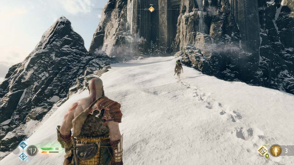 Snow deformation is used in various key areas and it remains deformed. After a long battle, entire fields of snow are reduced to mush