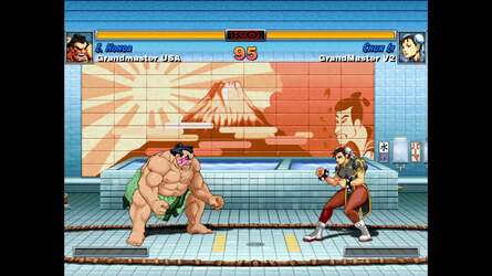 Switch to 4:3 and balance is restored to the Force&hellip; note the extra vertical resolution on the backgrounds too&hellip; this is the way you&rsquo;re supposed to play the game.