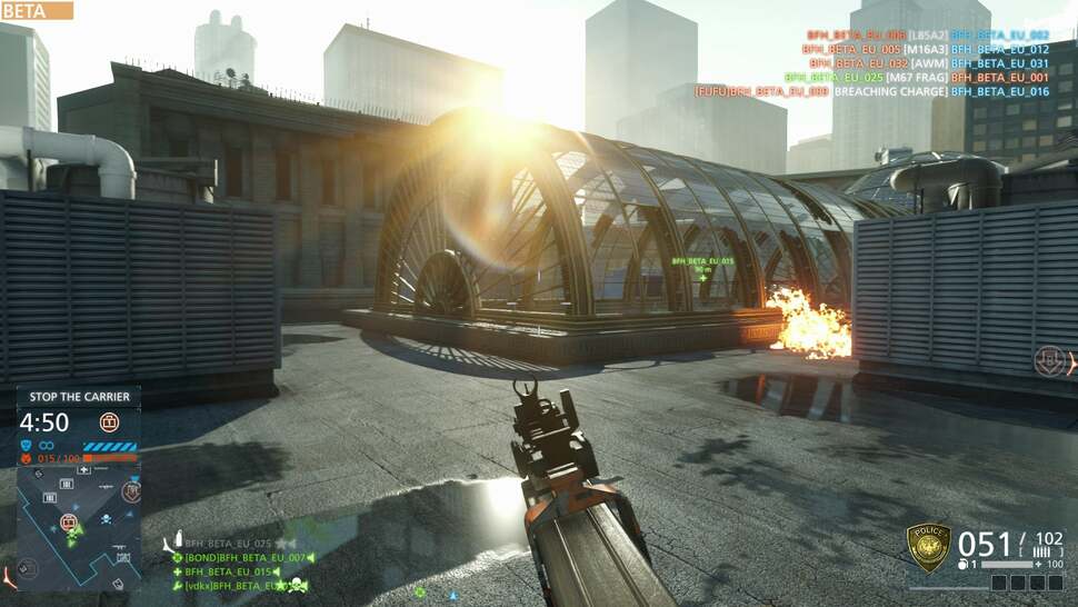 Lighting effects remain impressive, but some shadows appear baked in and crude by comparison, such as those to the right of this shot