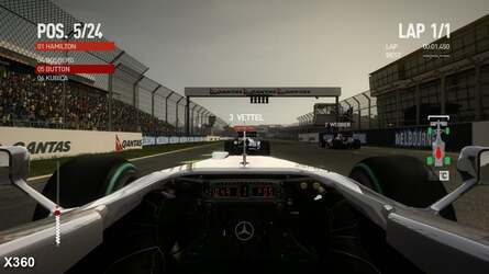 The higher-precision framebuffer on PC manifests in subtle ways - here the lighting on the bonnet isn't washed out as it is on console.