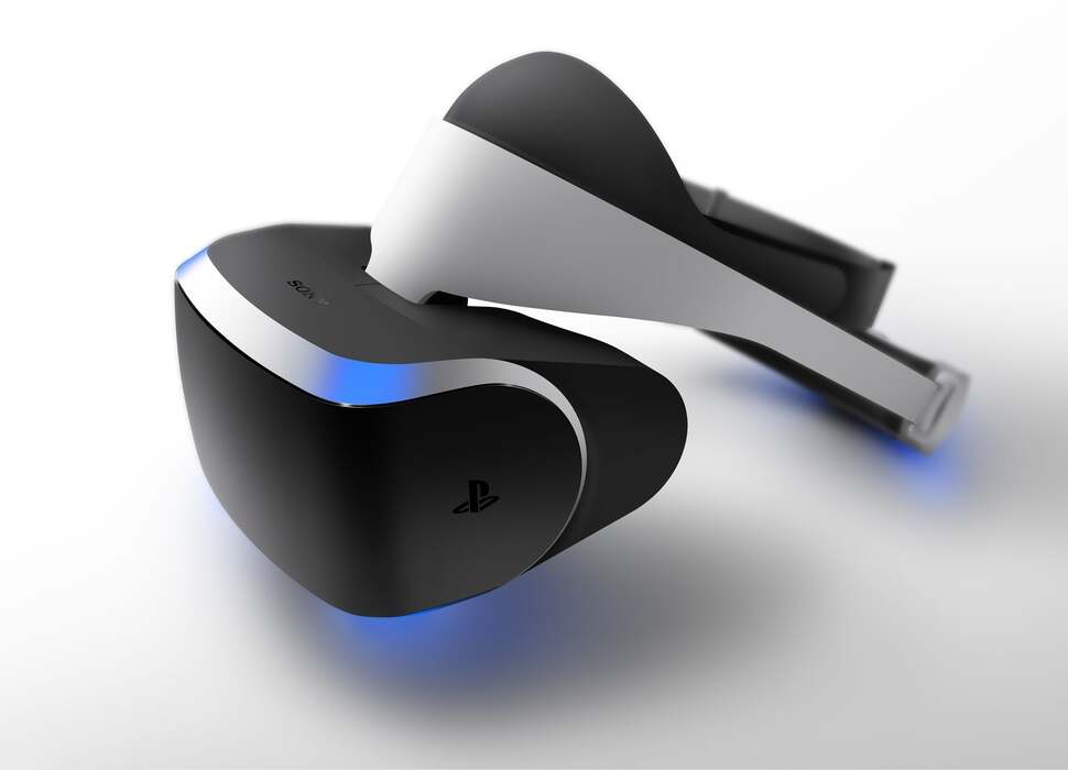 The Project Morpheus prototype headset - the development version that game-makers will be using to craft their own console VR experiences. While more consumer-friendly in appearance than the second-generation Oculus Rift development kit, it has a clear display disadvantage. Sony has pointed out to us that it is looking at a similar OLED screen set-up for the production version.