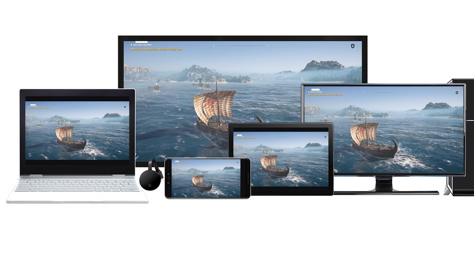 Google says that Stadia is device agnostic. Just about anything that decodes video can run the service