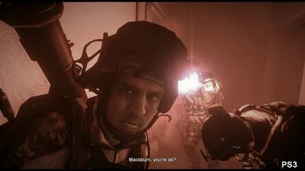 DICE's tile-based deferred shading set-up is one of the centrepieces of the game's visual look, and in almost all cases it's extremely difficult to tell the difference between the two consoles. However here the flashlights seem to cause some issues for the 360, while the PS3 is much closer in look to the 'reference' PC version.