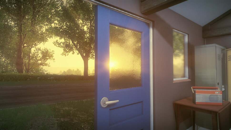 In line with a growing crop of PS4 titles, Rapture uses a materials-based lighting system. Here we see frosted glass having a direct impact on the way light diffuses