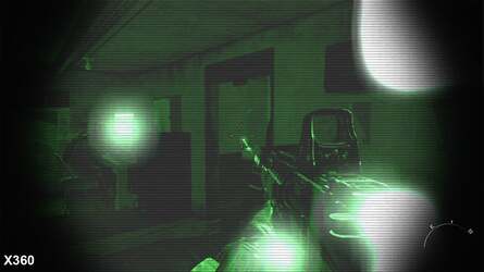 The dynamic bloom you do get on PS3 when putting on the night-vision goggles is somewhat disappointing.