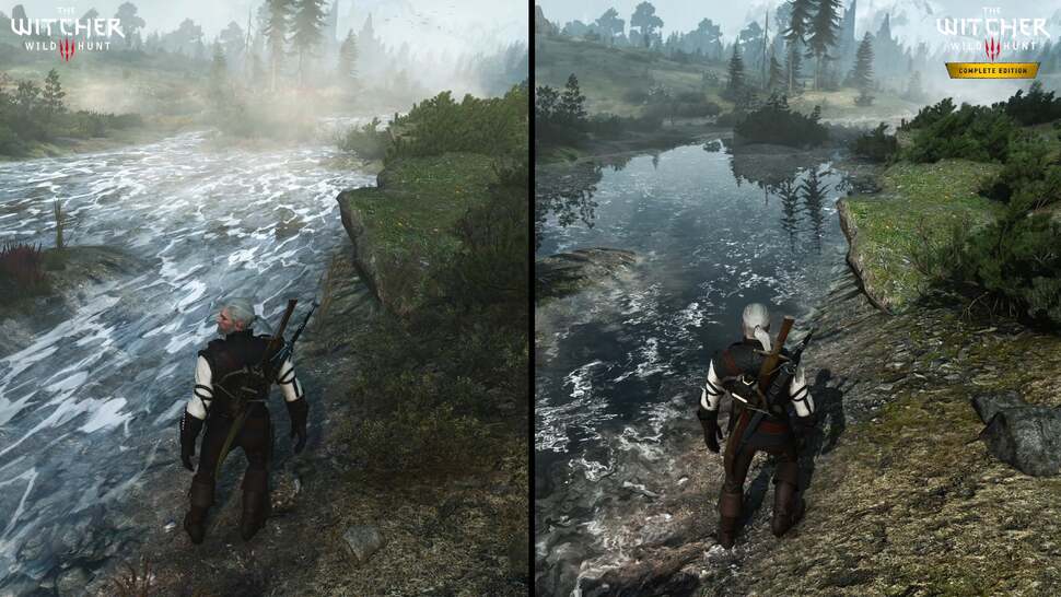 A rare bug in RT reflections here: the reflections are not warping in line with the water surface