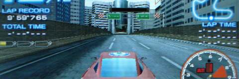 Screen comparison time, with the original 'fat' PSP up against the PSP-3000 slim model and the new E-1000. The wider colour gamut of the 3000 is gone, but thankfully so are the interlacing issues. Click on each shot for full resolution photography.