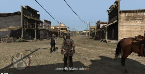 The impact of PlayStation 3 running in sub-HD seems to vary depending on whether you're in an internal scene or out in the wild. When you're dealing with massive, open worlds, the more pixels you have to render the distant bits, the better.