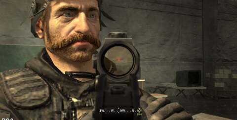 Infinity Ward's streaming tech means substantial texture improvements on PS3... Modern Warfare 1 on top, sequel shots below.