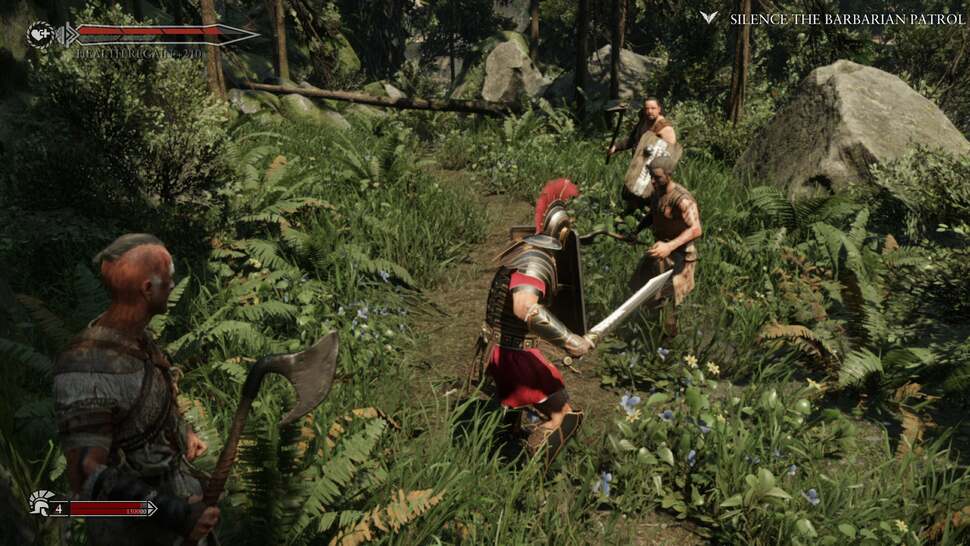 A scene bathed in foliage highlights the effectiveness of SMAA 1TX when dealing with lots of alpha textures. Foliage appears clean and consistent across the image