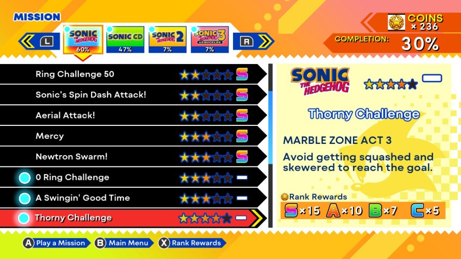 Sonic Origins Screenshot