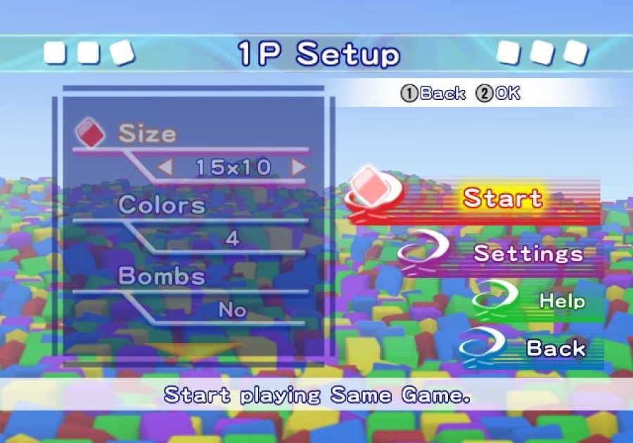 Pop Them, Drop Them SameGame Screenshot