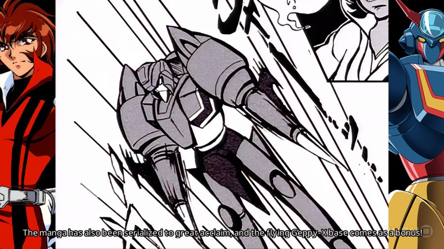 70's-style Robot Anime Geppy-X Screenshot