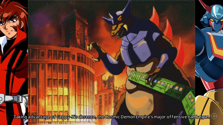 70's-style Robot Anime Geppy-X Screenshot