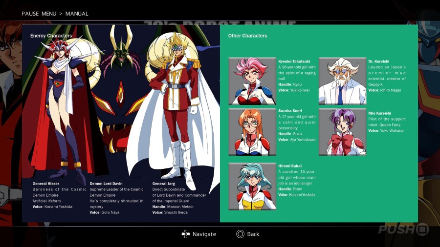 70's-style Robot Anime Geppy-X Screenshot