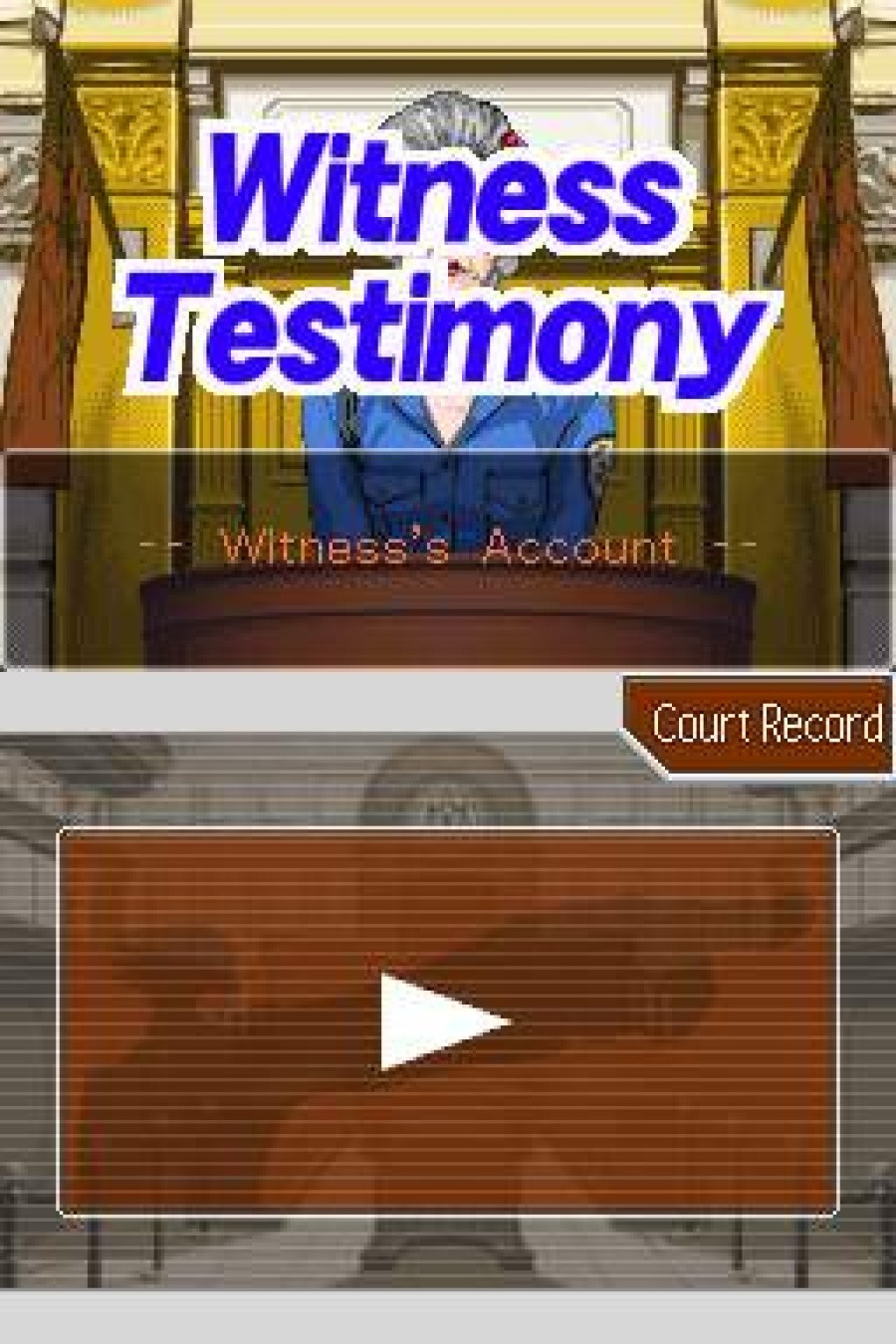 Phoenix Wright: Ace Attorney Screenshot